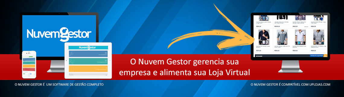 Sistema gestão loja de roupas e calçados integrado a loja virtual